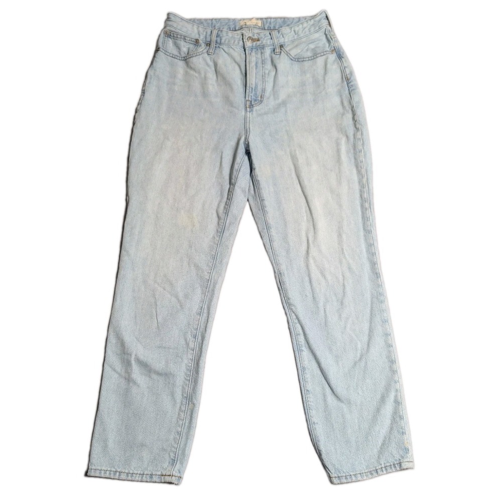 Madewell Curvy Perfect Vintage Jeans Womens 29 Light Wash High Rise Straight